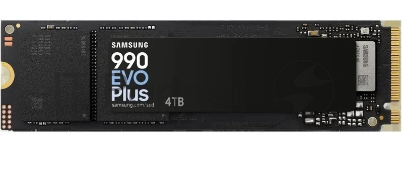 Накопитель SSD Samsung 990 EVO Plus, 1024 Gb, M.2 2280, PCIe 4.0 x4, NVMe, R/W 7150/6300