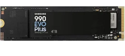 Накопитель SSD Samsung 990 EVO Plus, 1024 Gb, M.2 2280, PCIe 4.0 x4, NVMe, R/W 7150/6300