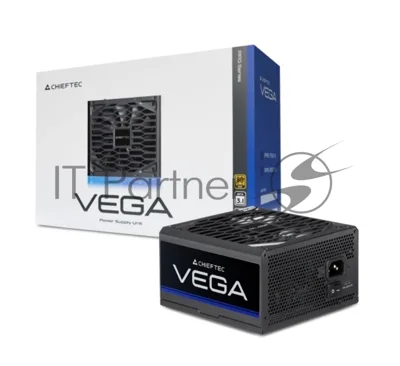 Блок питания Chieftec Vega PPG-750-S, 750Вт, 80 PLUS Gold, 135мм, черный