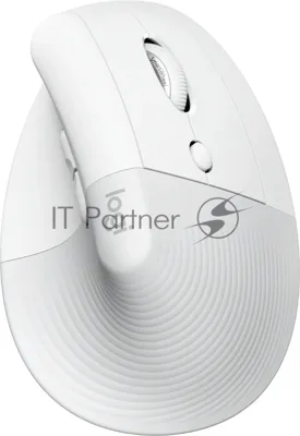 Мышь беспроводная Logitech Lift Vertical Ergonomic белый/PALE GREY (4000dpi 6but) (910-006480)
