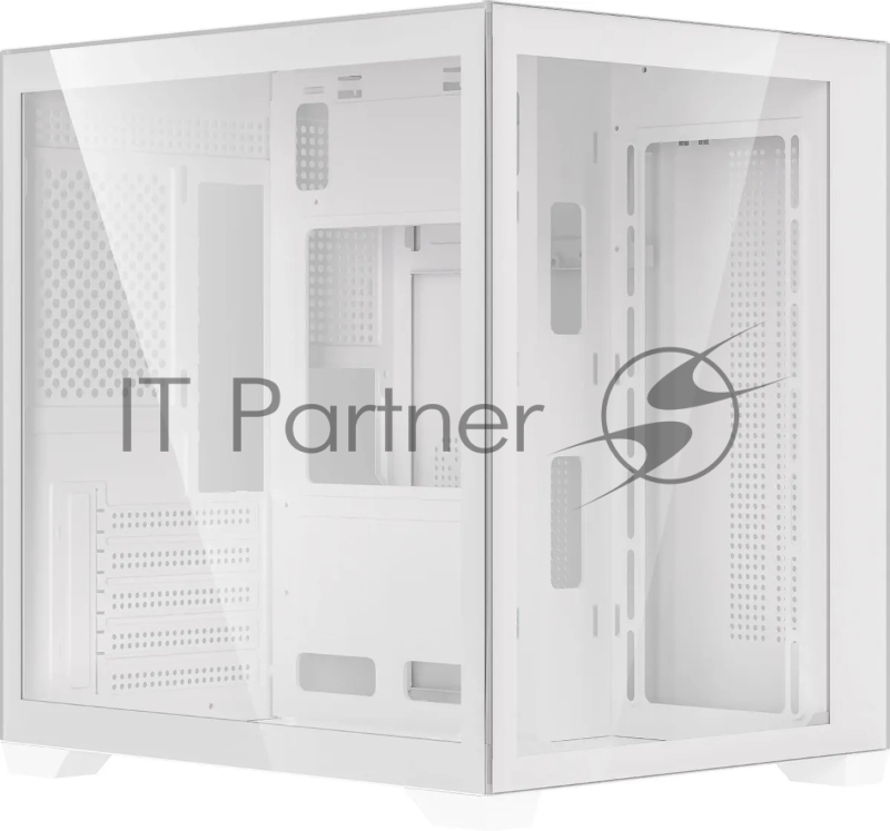 Компьютерный корпус Accord ACC-ZMS03W белый без БП mATX 3x120мм 1xUSB2.0 1xUSB3.0 1xUSB3.1 audio