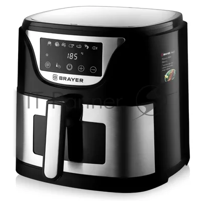 Аэрогриль Brayer BR2037 черный, 1500 Вт, 5 л, сенсор, 7 программ