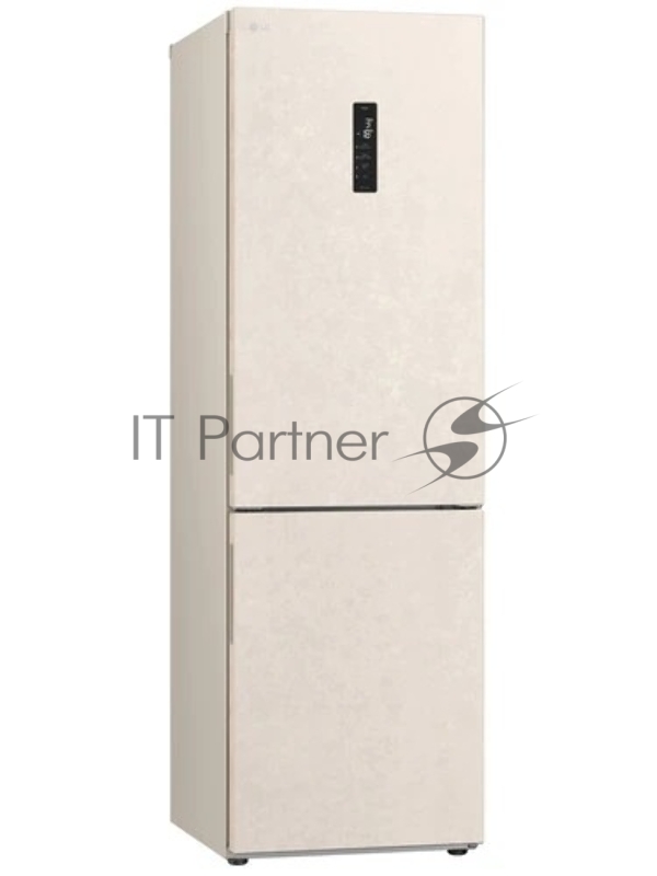 Холодильник LG GC-B459AEMW бежевый двухкамерный 234/110л морозилка снизу, No Frost