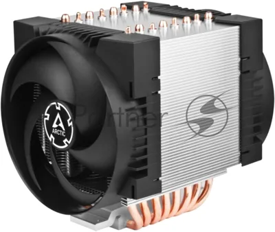 Вентилятор для процессора Arctic Freezer 4U-M Rev. 2 серебристый/черный, 120 мм, алюминий/медь, 2300 об/мин, 40 дБ, 4 pin, 350 Вт, 145 мм