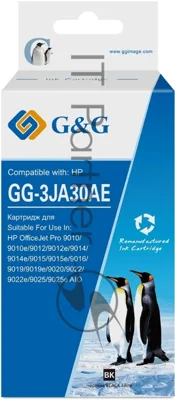 Картридж струйный G&G GG-3JA30AE 963XL черный (58мл) для HP OfficeJet Pro 9010/9010e/9012/9012e/9014/9014e/9015/9015e/9016/9019/9019e/9020/9022/9022e/9025/9025e AIO