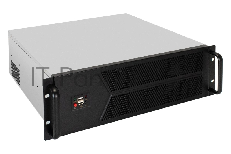 Серверный корпус ExeGate Pro 3U450-12 (RM 19", высота 3U, глубина 450, БП 1U-500ADS, 2*USB)