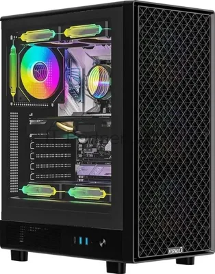 Компьютерный корпус Aerocool/Formula MANA DYNAMIC черный без БП ATX 6x120мм 2xUSB 3.0 1xUSB3.1 audio bott PSU