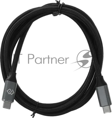 Кабель Digma D-Type-C-USB3.2-1.5m D-TYPE-C-USB3.2-100W-4K-1.5M 1.5м черный