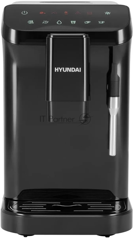 Кофемашина автоматическая Hyundai HAM-4001 черный, исп. кофе - молотый, 1.5 л, 1350 Вт, 20 Бар