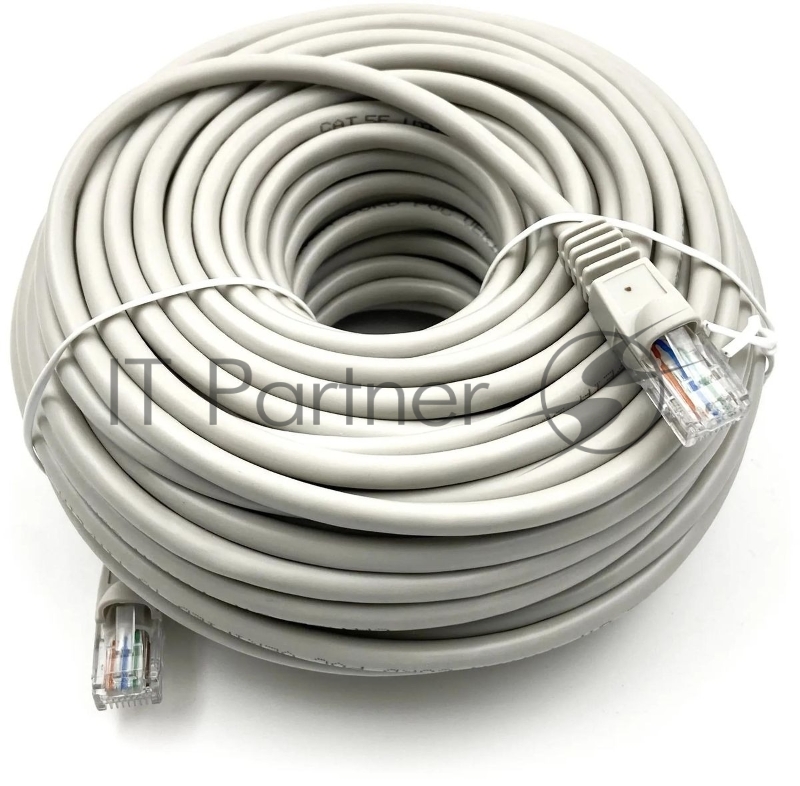 Патч-корд Buro UTP-5E-25M-G-LSZH серый UTP cat.5e RJ-45 (m)-RJ-45 (m) 25м