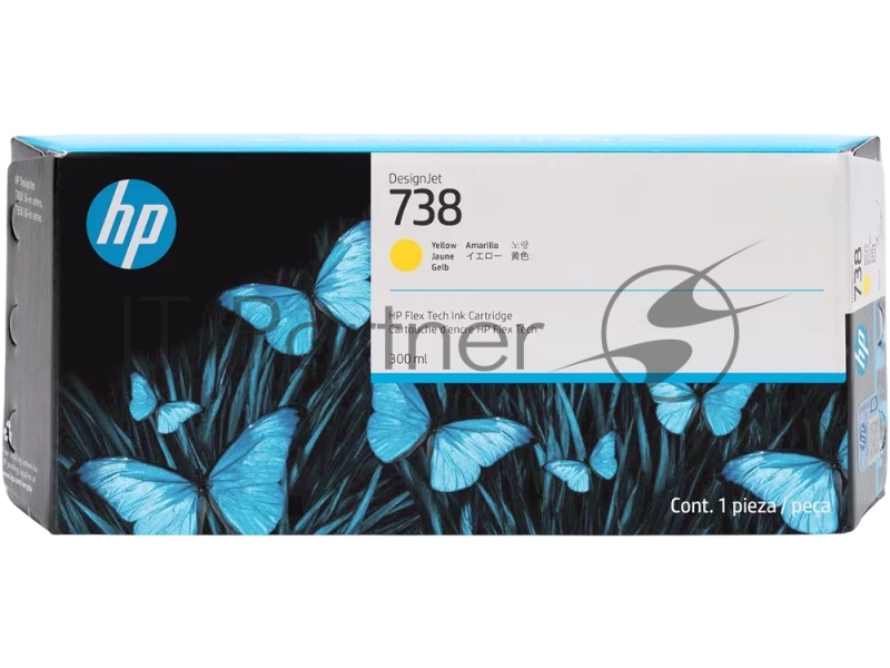 Картридж струйный HP 738 300мл Yellow DesignJet Ink Cartridge