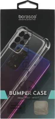Чехол (клип-кейс) BoraSCO для Honor X7c Bumper Case прозрачный (73872)