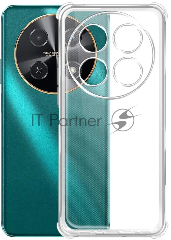 Чехол (клип-кейс) BoraSCO для Huawei Nova 12i Bumper Case прозрачный