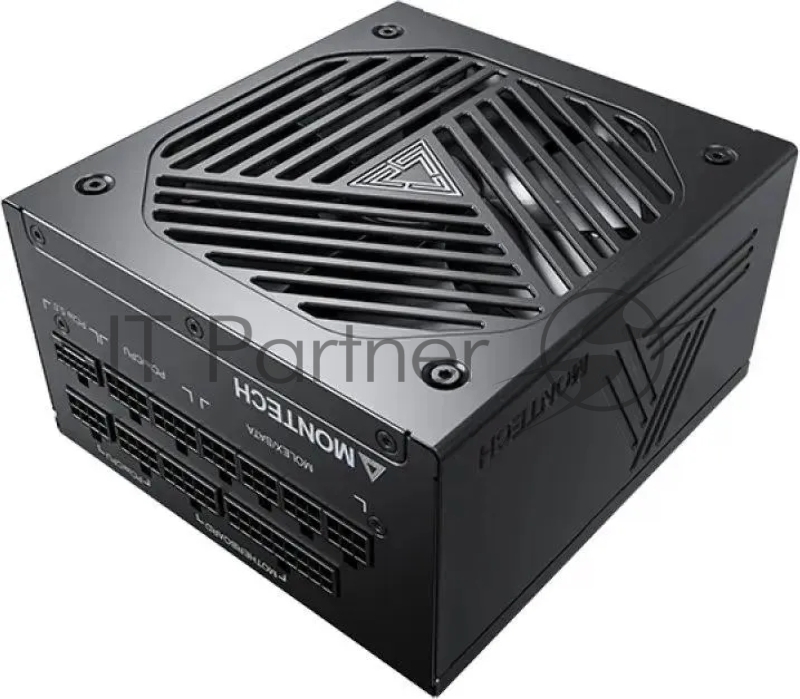 Блок питания Montech TITAN GOLD Gen.5 (TITAN GOLD 750 TIS0123), 750 Вт, 80 PLUS GOLD, 135 мм, модульный, черный