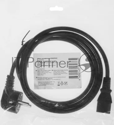 Кабель KingPrice KP-PC-Euro-C13-1.5m Евровилка IEC C13 1.5м черный