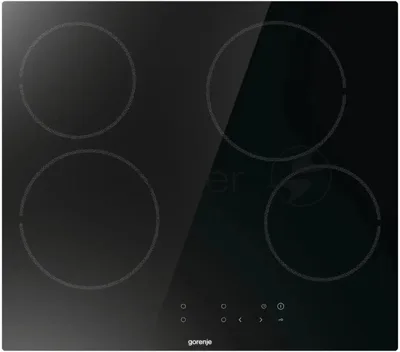 Электрическая варочная поверхность Gorenje ECT641BSCE, 4 конфорки, стеклокерамика, 6000 Вт