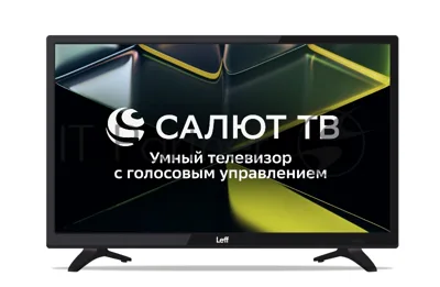 Телевизор LEFF 24" 24H690T черный DLED HD 60Hz Smart TV Салют ТВ