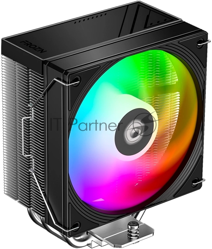 Кулер для процессора ID-COOLING FROZN A410 SE ARGb черный 120мм алюминий/медь 2000rpm 27.2db 180W 152мм