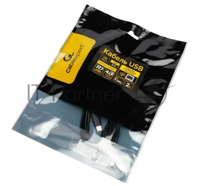 Кабель USB2.0 Cablexpert СС-USB2.0-240W-2M Type-C/Type-C, 5А, 240Вт, PD3.1/QC4.0, медь, 2м, черный, пакет
