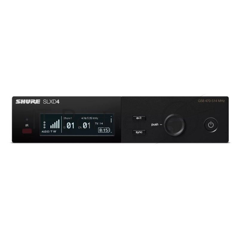 Цифровой приемник SHURE SLXD4E=-H56 одноканальный, частота UHF 518-562 МГц