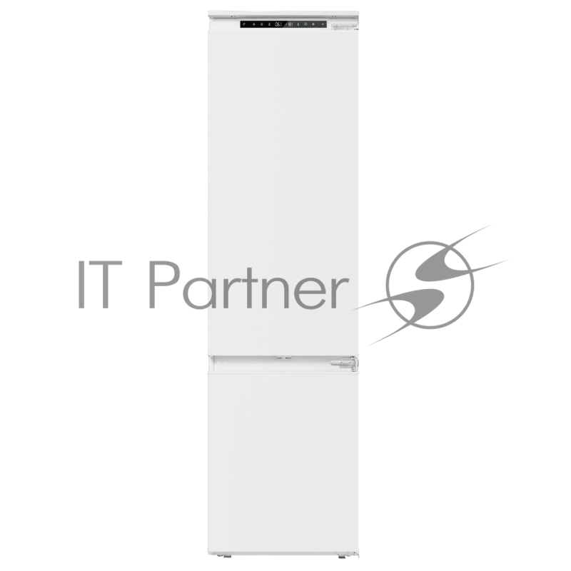 Встраиваемый холодильник Maunfeld MBF193SLFWGR Inverter белый двухкамерный 229/76 л морозилка снизу