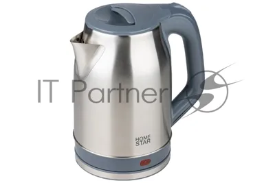Чайник электрический Homestar HS-1005 2,3 л, 1800 Вт, нержавейка, серый