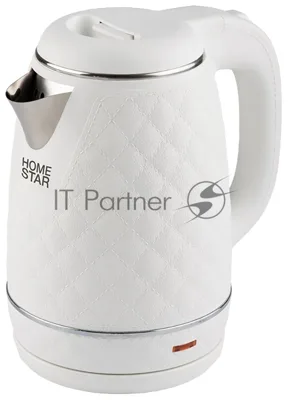 Чайник электрический Homestar HS-1007 1,7 л, 1500 Вт, белый