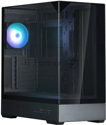 Компьютерный корпус ZALMAN P40 Prism, ATX, черный, WINDOW, 2x3.5", 3x2.5", 1xUSB TYPE-C, 2xUSB 3.0, REAR 1x120мм ARGb
