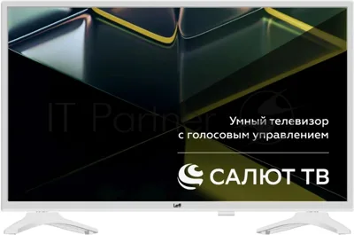 Телевизор LEFF 43" 43U691T белый DLED 4K UHD 60Hz Smart TV Салют ТВ
