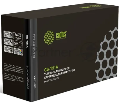 Картридж лазерный Cactus CS-T31A (T31A) черный (2000 стр.) для Deli P3100/M3100