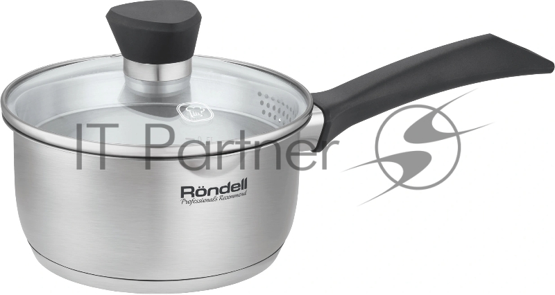 Ковш Rondell Strike Grey Ultra RDS-1946 1.3 л. d=16 см (с крышкой) стальной