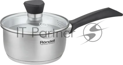 Ковш Rondell Strike Grey Ultra RDS-1946 1.3 л. d=16 см (с крышкой) стальной