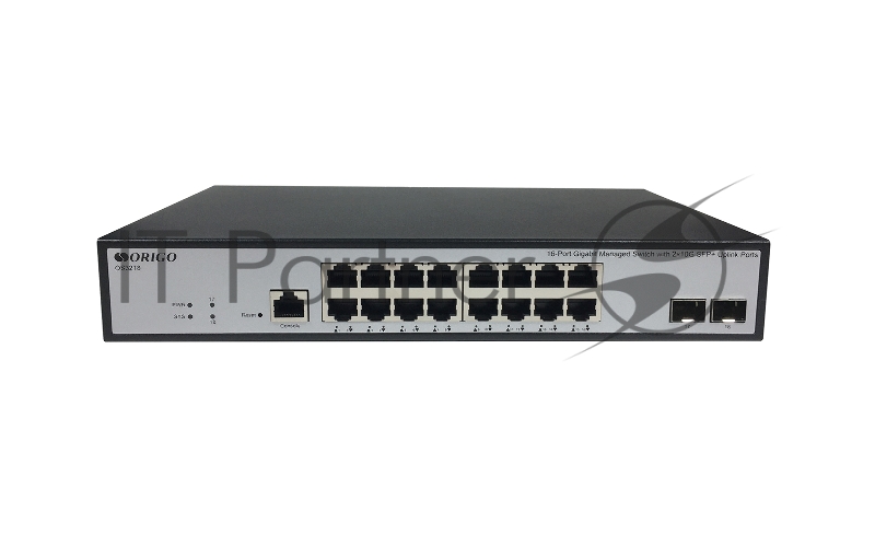 Коммутатор ORIGO OS3218/A1A, 16×1 Гбит/с + 2×10 Гбит/с SFP+, управляемый