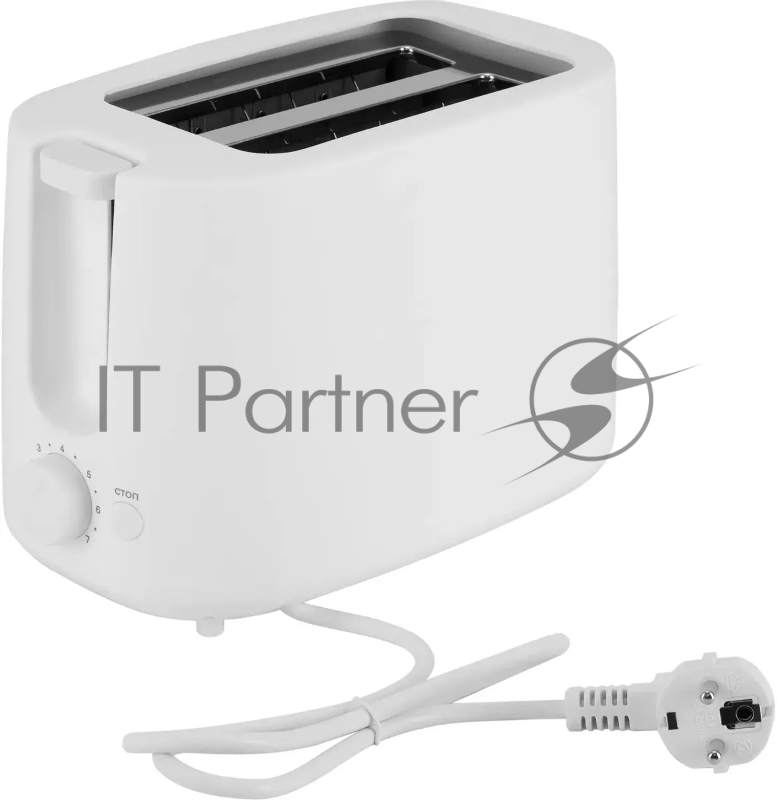 Тостер Starwind ST4107 белый, 750 Вт, 2 слота