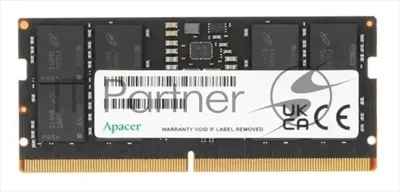 Оперативная память Apacer, DDR5, 16Gb (1x16Gb), 5600MHz, CL40, SO-DIMM