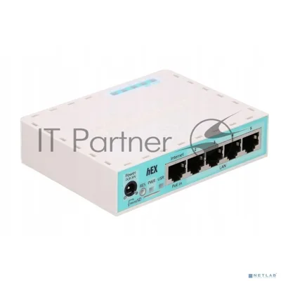 Маршрутизатор MikroTik hEX Refresh E50UG, 5×1 Гбит/с, управляемый