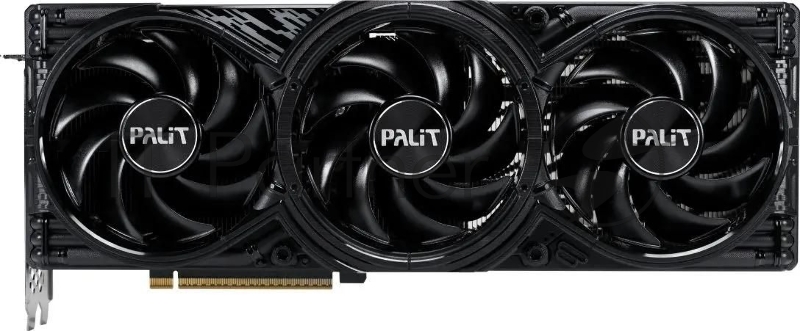 Видеокарта Palit GeForce RTX 5080 GamingPro, 16 GB GDDR7, 256 bit, 3xDisplayPort, HDMI, GPU 2617 MHz