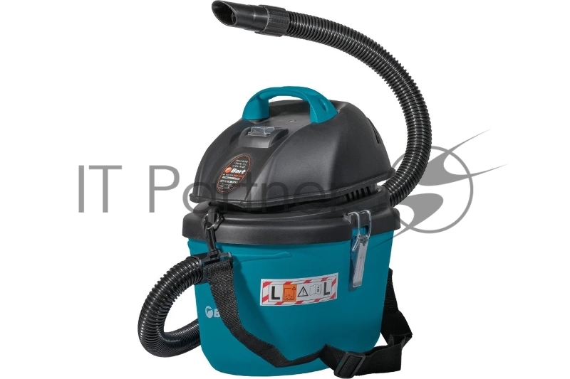 Строительный пылесос Bort BSS-1212 (93417579) синий, 220/1200 Вт, уборка сухая/влажная, пылесборник мешок/контейнер, 12 л