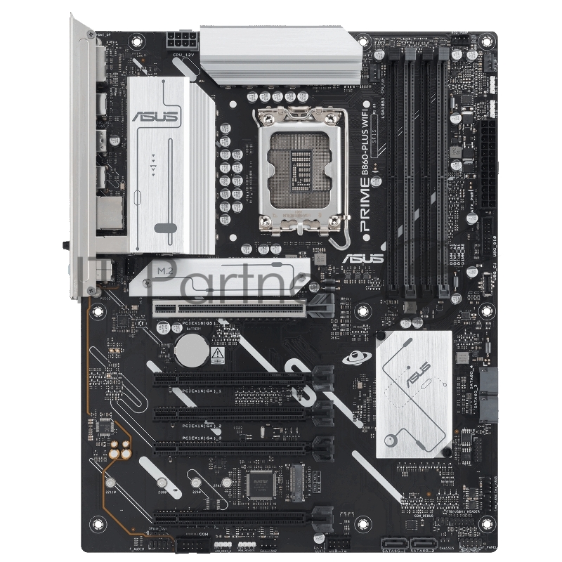 Материнская плата ASUS PRIME B860-PLUS WIFI, LGA1851, Intel B860, 4xDDR5, 4xSATA, 2xM.2, 1xPCIe 5.0 x16, DisplayPort, HDMI, 1x2.5Gb LAN, USB Type-C, 3x3.5 мм, 7.1, ATX