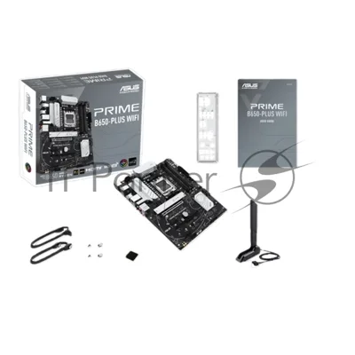 Материнская плата ASUS PRIME B650-PLUS WIFI, AM5, AMD B650, 4xDDR5, 4xSATA, 2xM.2, 1xPCIe 4.0 x16, 2xPCIe 4.0 x1, DisplayPort, HDMI, 1x2.5Gb LAN, 8xUSB, 5x3.5 мм, 7.1, ATX