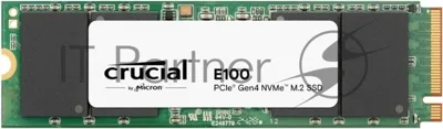 Накопитель SSD Crucial E100, 480Gb, M.2 2280, PCIe 4.0 x4, NVMe, R/W 4700/2500
