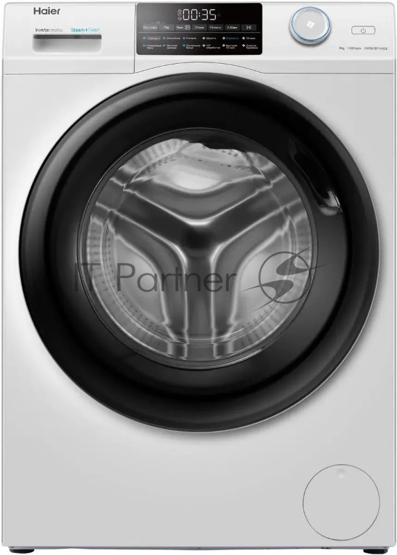 Стиральная машина Haier HW90-BP14959 белый, загрузка фронтальная 9 кг, 1400 об/мин, класс: A+++