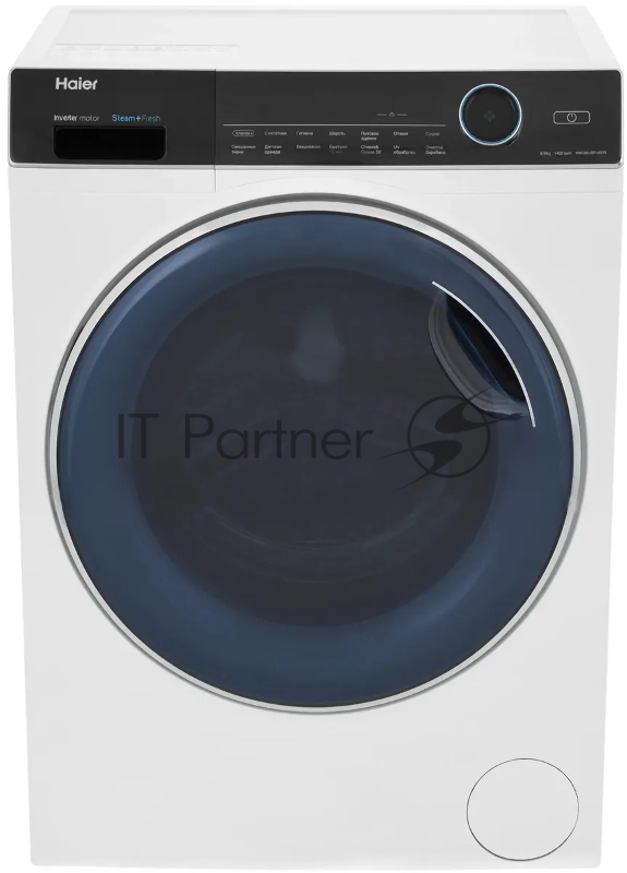 Стиральная машина Haier HWD80-BP14979 белый, загрузка фронтальная 8 кг, 5 кг - сушка, 1400 об/мин, класс: B