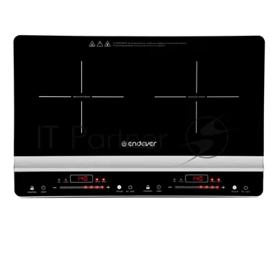 Плита настольная электрическая Endever Skyline IP-66 черный, 3.1 кВт, индукция, конфорки - 2, стеклокерамика, сенсор