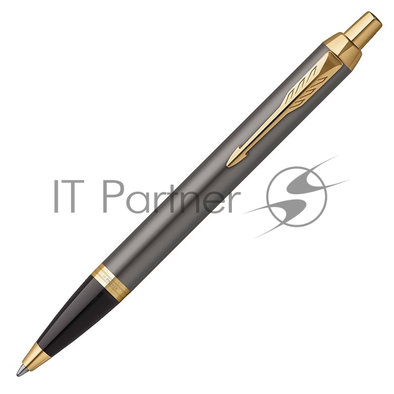 Ручка шариковая Parker IM Premium Grey Core GT (2214613) M, синие чернила, подарочная коробка