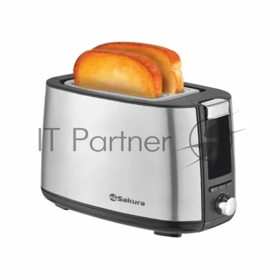Тостер Sakura SA-7611S Elegant нержавеющая сталь, 750 Вт, 2 слота