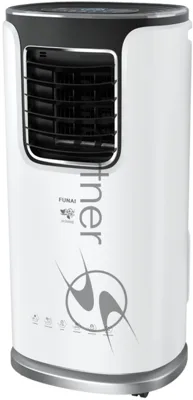 Кондиционер мобильный FUNAI JASMINE MAC-JS30CON03 9500 BTU, 20 м², 55 дБ, охлаждение, осушение, белый