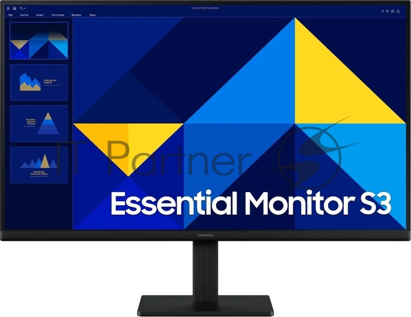 Монитор 27" Samsung S27D300GAIXCI IPS 1920x1080, 100 Гц, 5 мс, 16:9, 250 кд/м², 1xHDMI, 1xVGA, черный