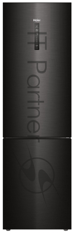 Холодильник Haier C4F740CBXGU1 черный двухкамерный 286/115л морозилка снизу, No Frost