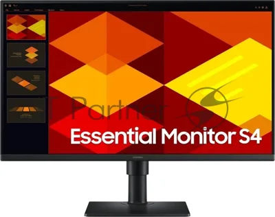 Монитор 27" Samsung Essential S4 LS27D400GAIXCI IPS 1920x1080, 100 Гц, 5 мс, 16:9, 250 кд/м², 2xHDMI, DP, 2xUSB-A 2.0, 1x3.5 мм, черный